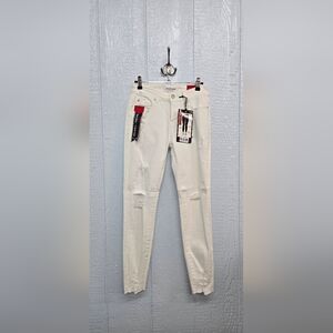 Enjean Size 5 Jrs White Distressed Jeans New